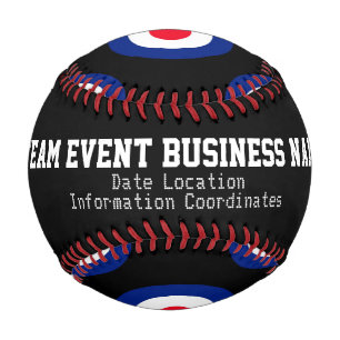 Mod Target Roundel Power Personalisiert Baseball