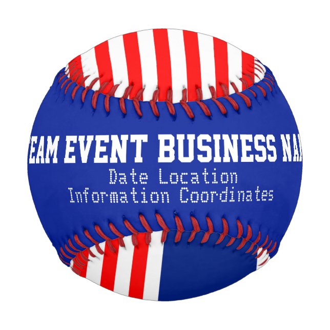 Mod Target Roundel US Flagge Personalisiert Baseball (Rückseite)