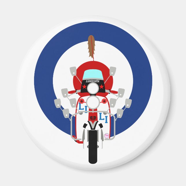 Mod Target Scooter Magnet (Vorne)