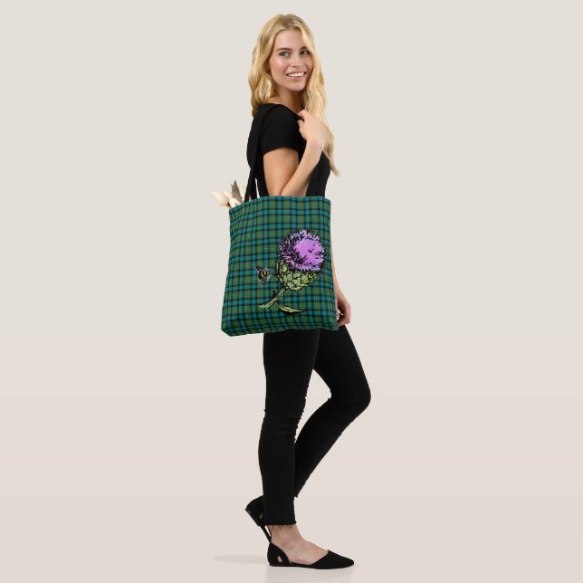 Mod Thistle and Bee Tote (Am Model)