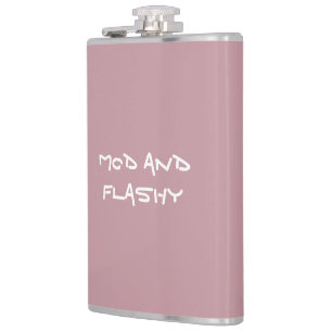 Mod und flackernder Vinyl-Wrapped Flask Flachmann