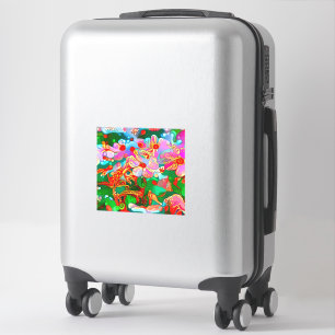 Mod und Groovy 60's Style Blume Art Sticker