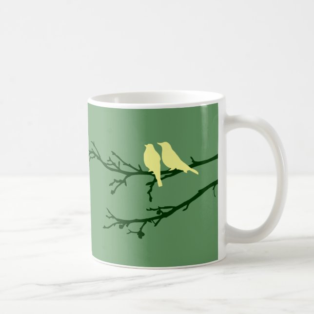 Mod Vögel Kaffeetasse (Rechts)
