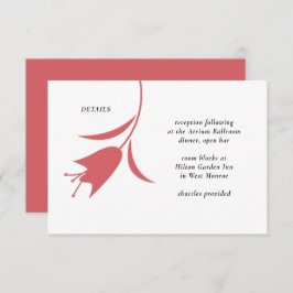 MOD WEIN TULIP WEDING BEGLEITKARTE