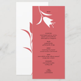 MOD WEIN TULIP WEDING MENÜKARTE