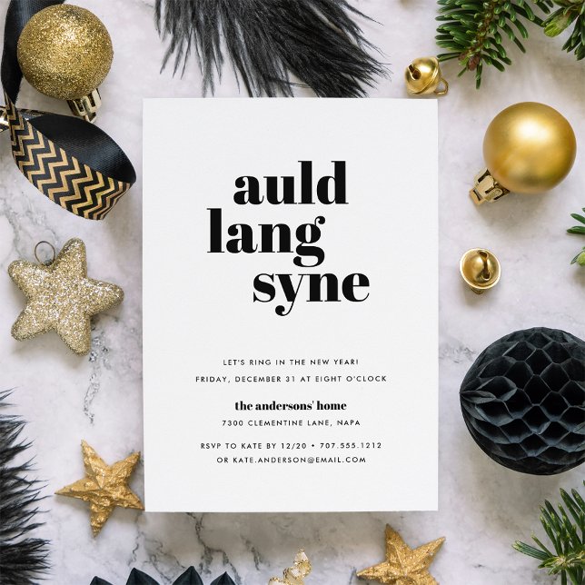 Mod Wish | Silvester-Party Einladung (Von Creator hochgeladen)