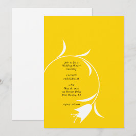 MOD YELLOW TULIP BRAUTPARTY EINLADUNG