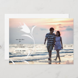 MOD YELLOW TULIP WEDD SPEICHERN DAS DATUM EINLADUNG