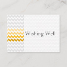 Mod Zickzack gelber Ober, der gute Karten wünscht