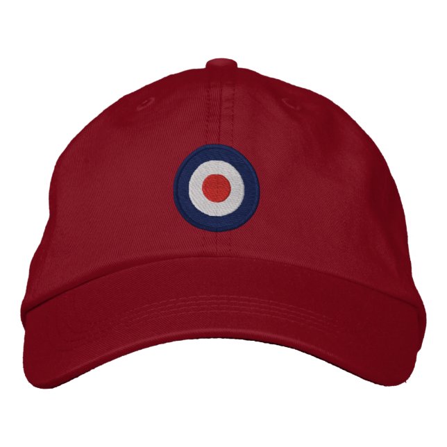 Mod Ziel Bestickte Mütze Baseballkappe (Vorderseite)