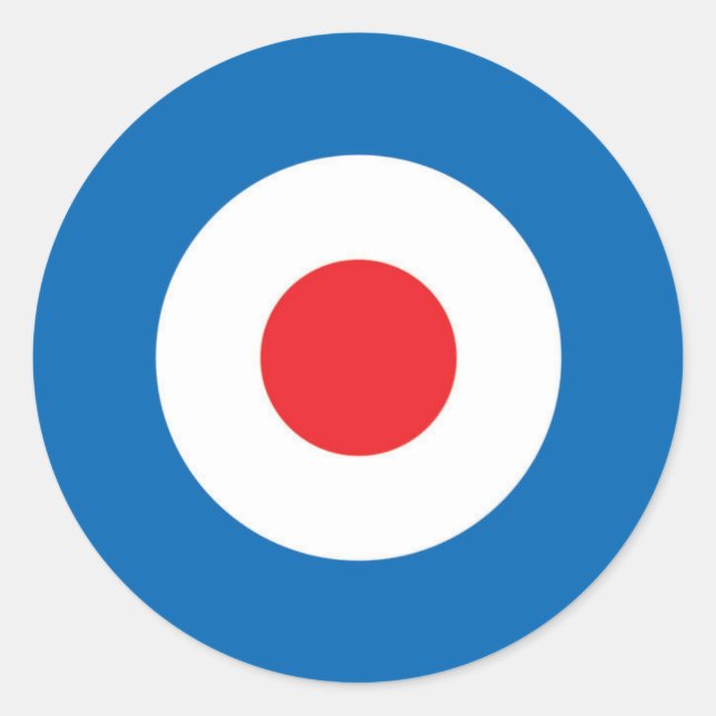 MOD ZIELSTRECKERBLATT VON ZWANZIG RUNDER AUFKLEBER (Vorderseite)