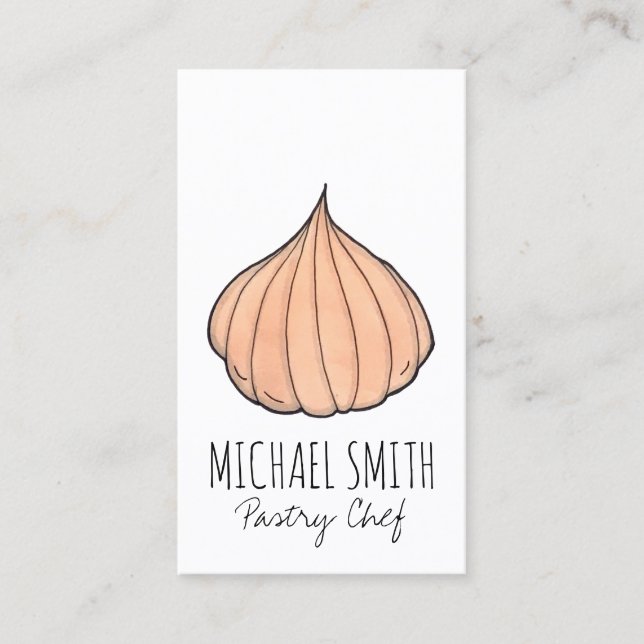 Modak Coconut Mithai Indian Sweet Pastry Koch Visitenkarte (Vorderseite)