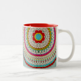ModblumenMandala 11 Unze Zwei-Ton Tasse