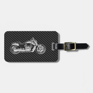 Mode-Accessoire Kohlenstoff Harley Motorrad-3D Gepäckanhänger
