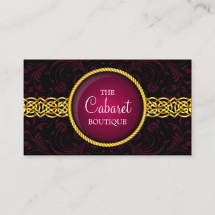 Mode-Accessoire und Schmuck Visitenkarte