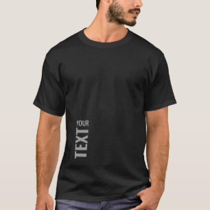 Mode-Bekleidung für ihn Hinzufügen von Text Mens T-Shirt