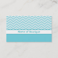 Mode Boutique Aqua und White Chevrons