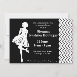 Mode-Boutique Einladung