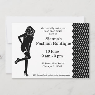 Mode-Boutique Einladung