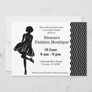Mode-Boutique Einladung