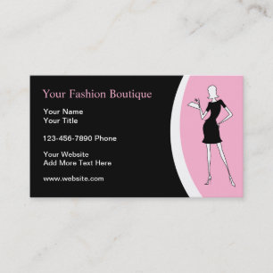 Mode-Boutique Trendy Business Cards Visitenkarte