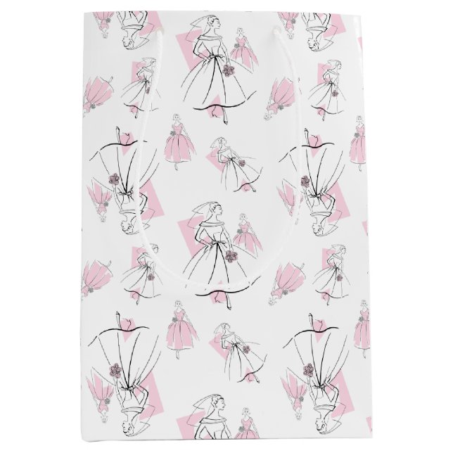 Mode Bride Pink Group Multibag Medium Mittlere Geschenktüte (Vorderseite)