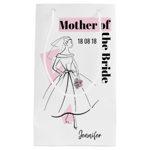 Mode Bride Pink Mutter der Braut klein Kleine Geschenktüte
