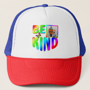 MODE CUSTOM SEI FREUNDLICH FARBENFROH RAINBOW SCHM TRUCKERKAPPE