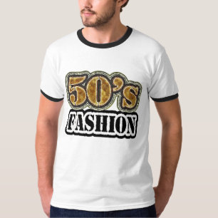Mode der Vintagen 50er Jahre - T - Shirt