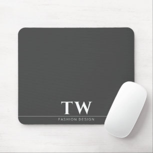 Mode Designer Black Mousepad
