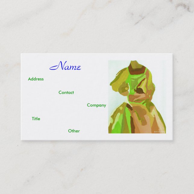 Mode Designer Spring IV Visitenkarte (Vorderseite)