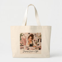 Mode Designer Tote Bag | Träume im Stil entwerfen