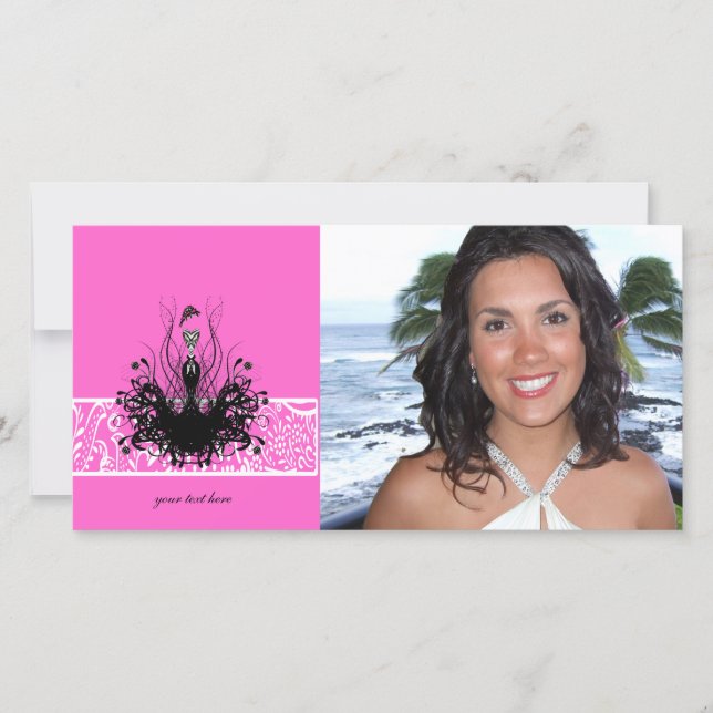 Mode Diva Einladungen, Flyer und Aufkleber (Vorderseite)