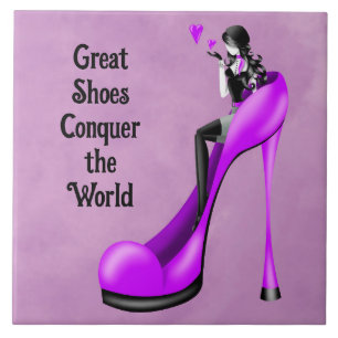 Mode Diva in Stiletto Lila Fliese