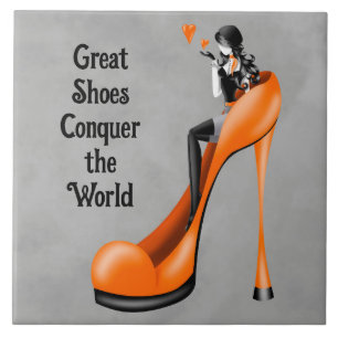 Mode Diva in Stiletto orange Fliese