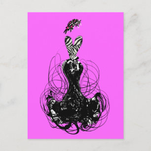 Mode-Diva - Maßgeschneidert - Maßgeschneidert Postkarte