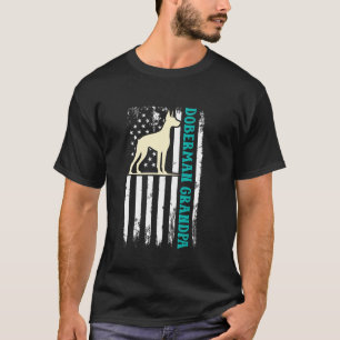 Mode DOBERMAN OPA Hund Opa Dobermänner Gra T-Shirt