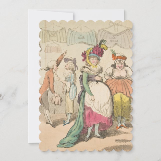 Mode - flache Einladung 12,7 cm x 17,8 cm (Vorderseite)