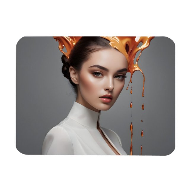 Mode Frau Fine Art  Magnet (Horizontal)