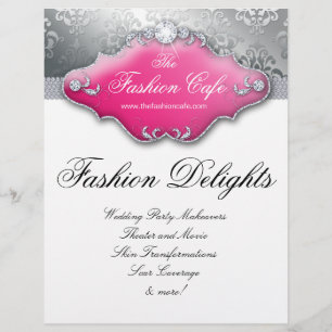 Mode Friseur Haarstudio Damaskus Diamanten Flyer
