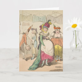 Mode - geklappte Grußkarte Karte