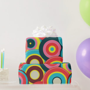 Mode Geometrisch Vintage-Muster Stylisch Modern Geschenkpapier