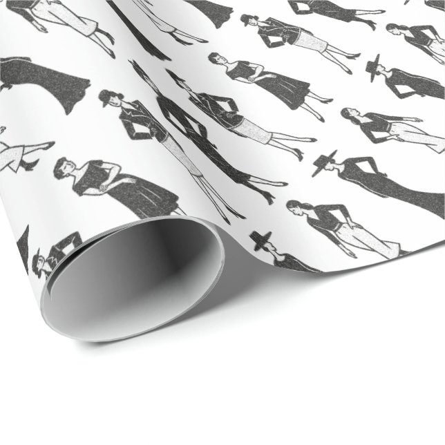 Mode Geschenkpapier (Rolleneckpunkt)
