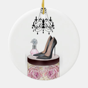 Mode Girl High Heel Ornament