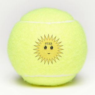 Mode Glückliche Sonne Tennisbälle
