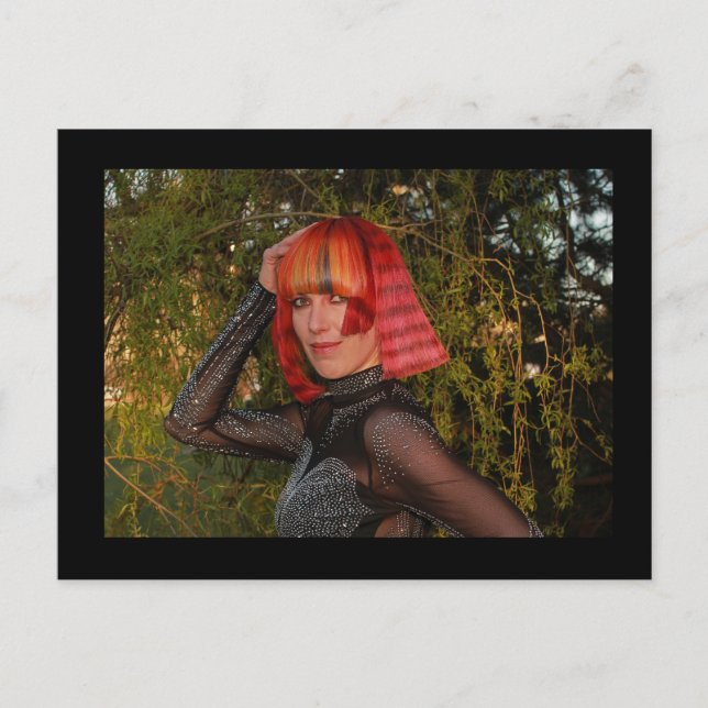 Mode-Göttin Postkarte (Vorderseite)