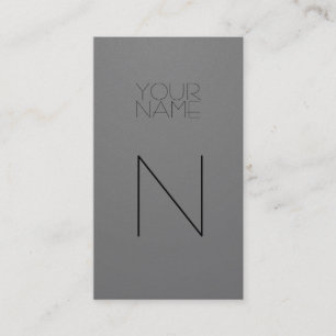 Mode-graues Schwarzes Visitenkarte
