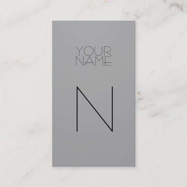 Mode hellgrau visitenkarte (Vorderseite)