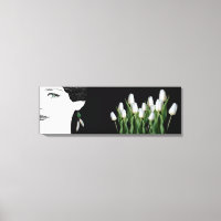 Mode Illustrator Mädchen Gesicht hübsch floralen