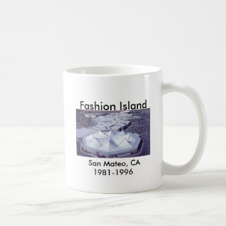 Mode-Insel, San Mateo, CA 1981-1996 Kaffeetasse